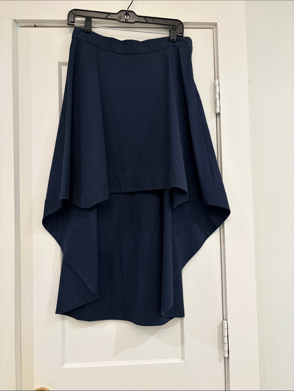 Tish Cox High-Low Navy Women's Skirt - size small